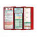 WhiteCoat Clipboard® Trifold - Red Respiratory Therapy Edition